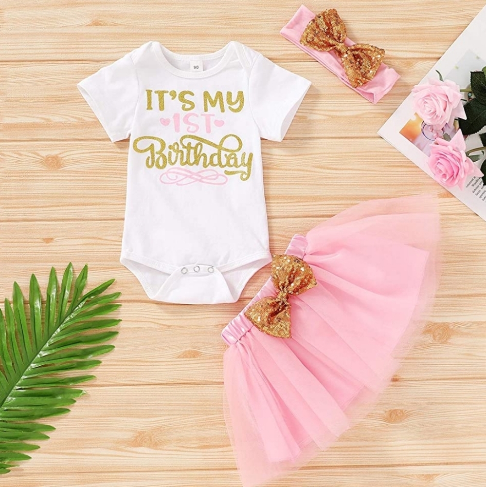 Baby Girl clothes Birthday clothes Toddler Outfit